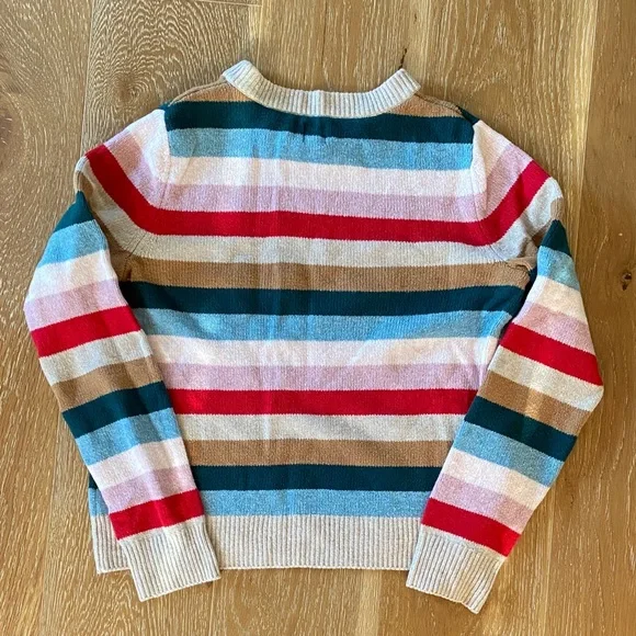 GAP Colorful Striped Crew Neck Sweater - Picture 6 of 6